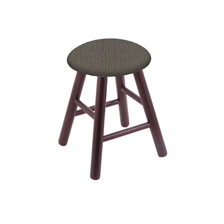 Holland Bar Stool Co Oak Vanity Stool, Dark Cherry Finish, Black Vinyl Seat RC18OSDC019
